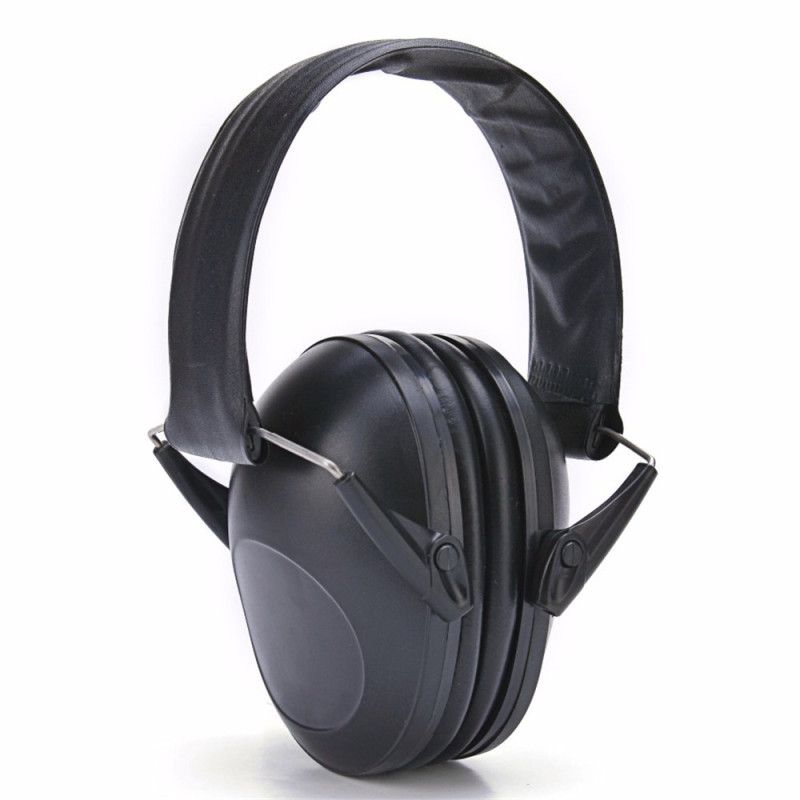 Hearing Protection Earmuffs Noise Reduction Hearing Attenuating Sound Blocking - Black