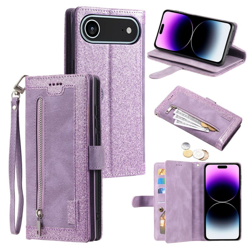 iPhone Air Kuori Vetoketjutaskulla ja 9 Korttipaikalla