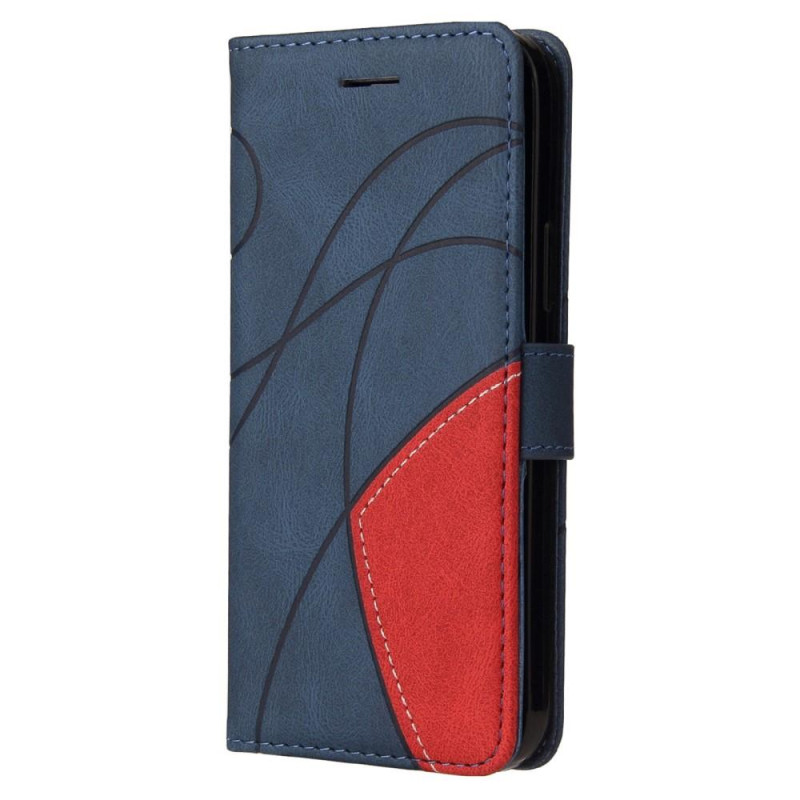 For Samsung Galaxy A14 5G KT Series - 1 Wallet Phone Case - Blue/Red