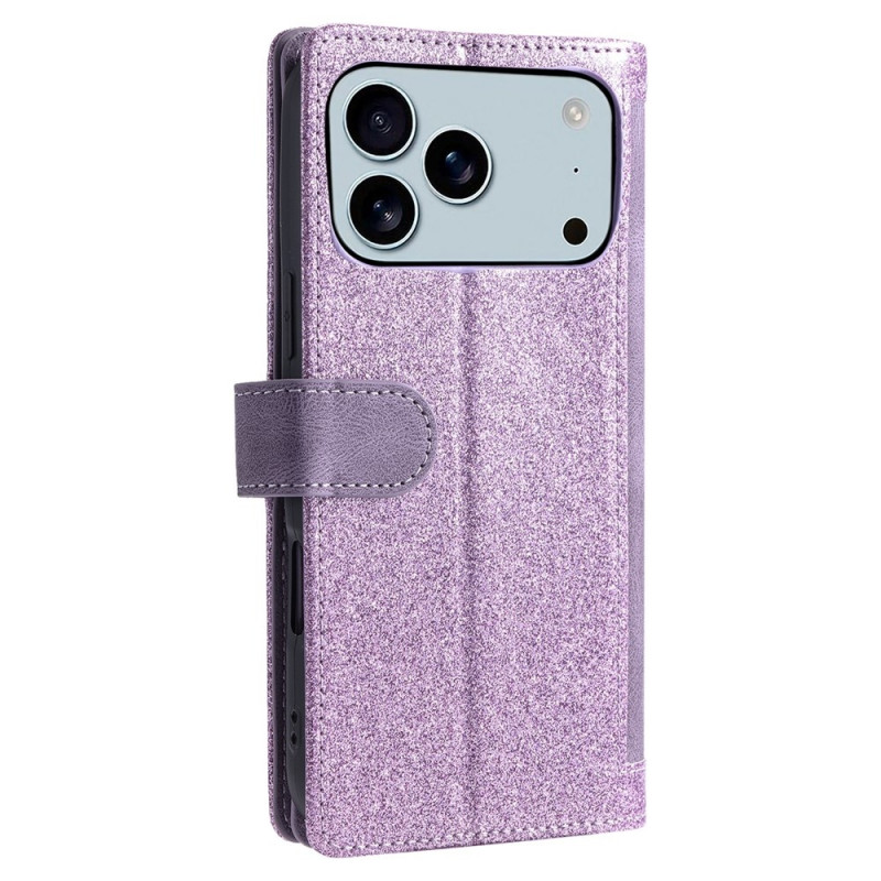 Til iPhone 17 Pro Max Etui med Lynlåslomme og 9 Kortlommer