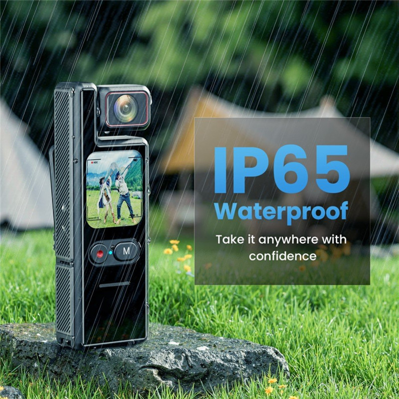 L17 1,69" 4K actionkamera EIS anti-shake touchskærm videokamera + 32 GB kort