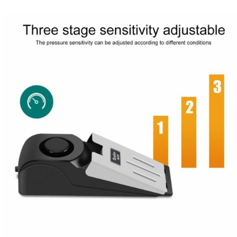Alarm Door Stopper Home Hotel Travel Anti-theft Portable Security Device