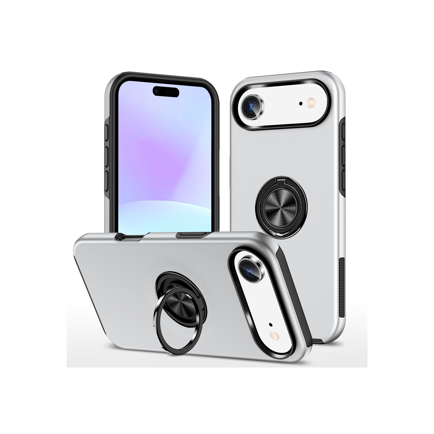 iPhone Air Hybrid-suojakuori sormirenkaalla