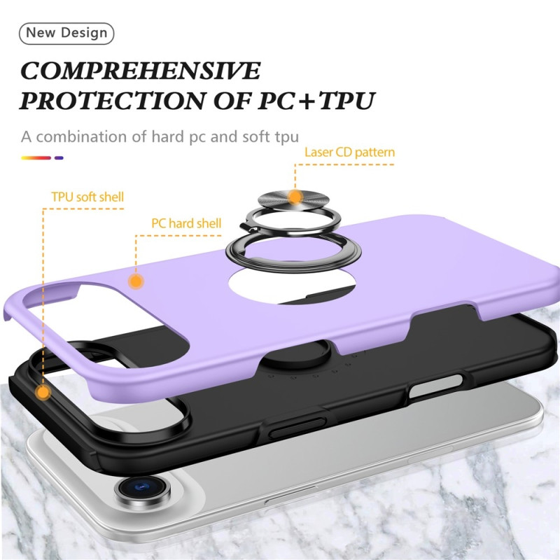 For iPhone Air Finger Ring Kickstand Hybrid Case