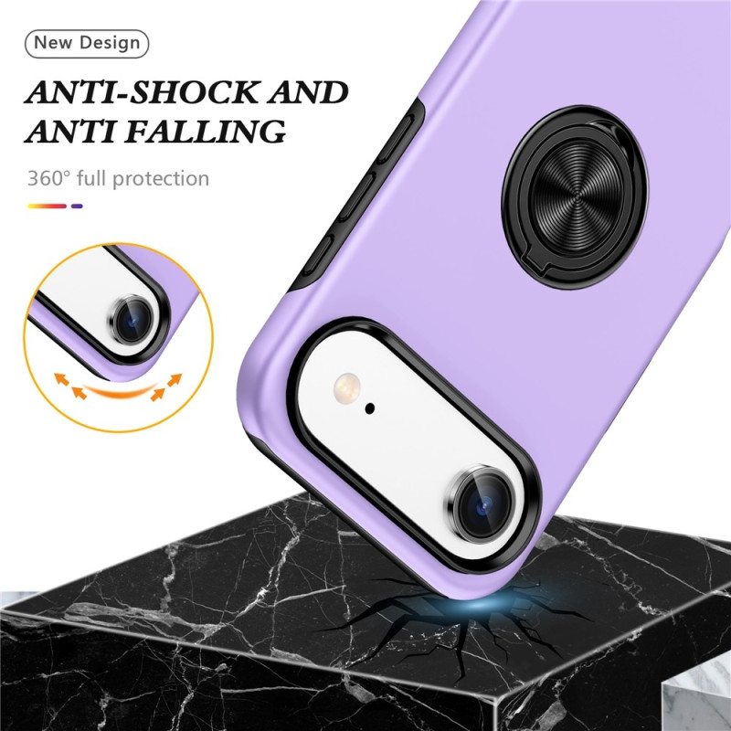 Til iPhone Air Finger Ring Kickstand Hybrid Taske
