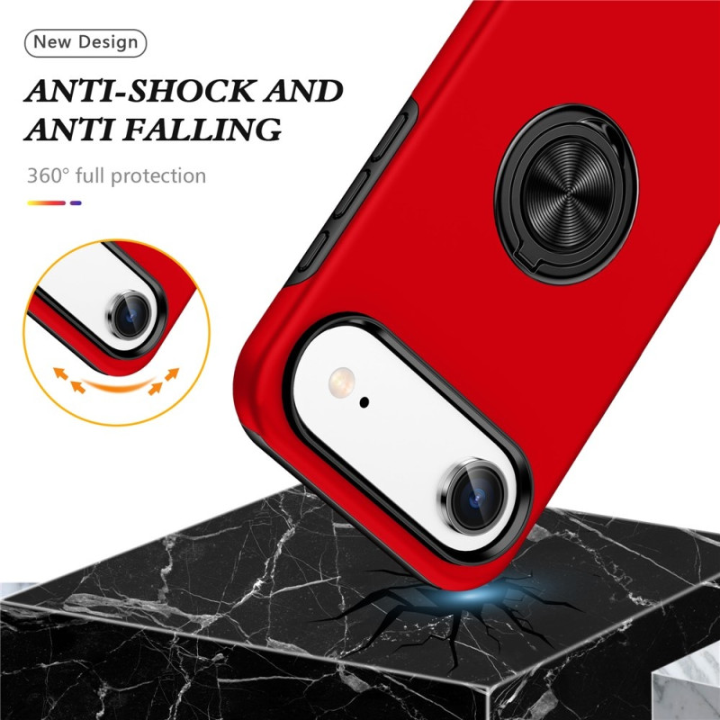 Til iPhone Air Finger Ring Kickstand Hybrid Taske