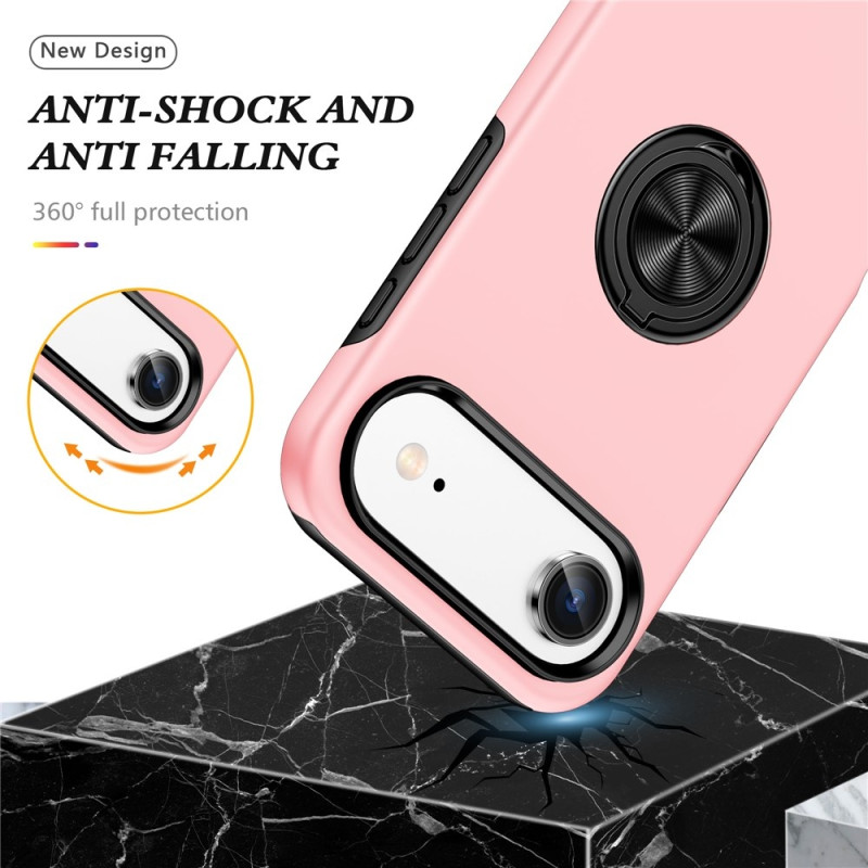 Til iPhone Air Finger Ring Kickstand Hybrid Taske