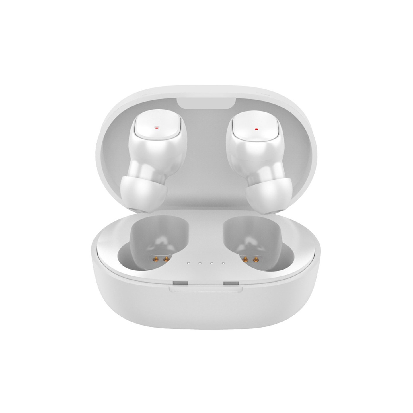 A6S PRO TWS Trådløse Hovedtelefoner HiFi Lyd Støjreducerende Bluetooth In-Ear - Hvid