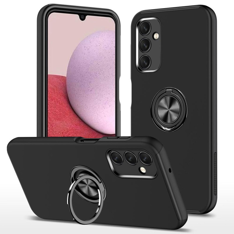 Samsung Galaxy A14 Hybrid Deksel Med Fingerring - Svart