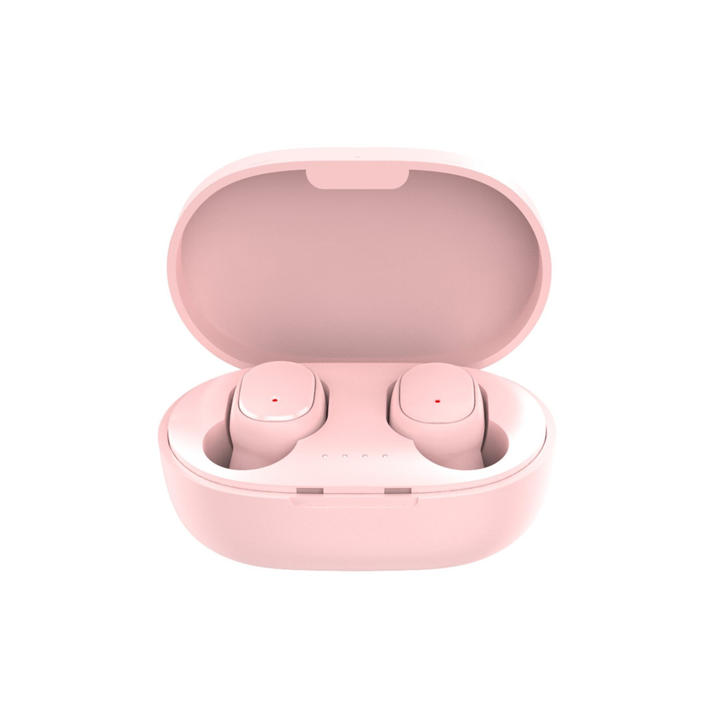 A6S PRO TWS Wireless Headphones HiFi Sound Noise Cancelling Bluetooth In-Ear - Pink
