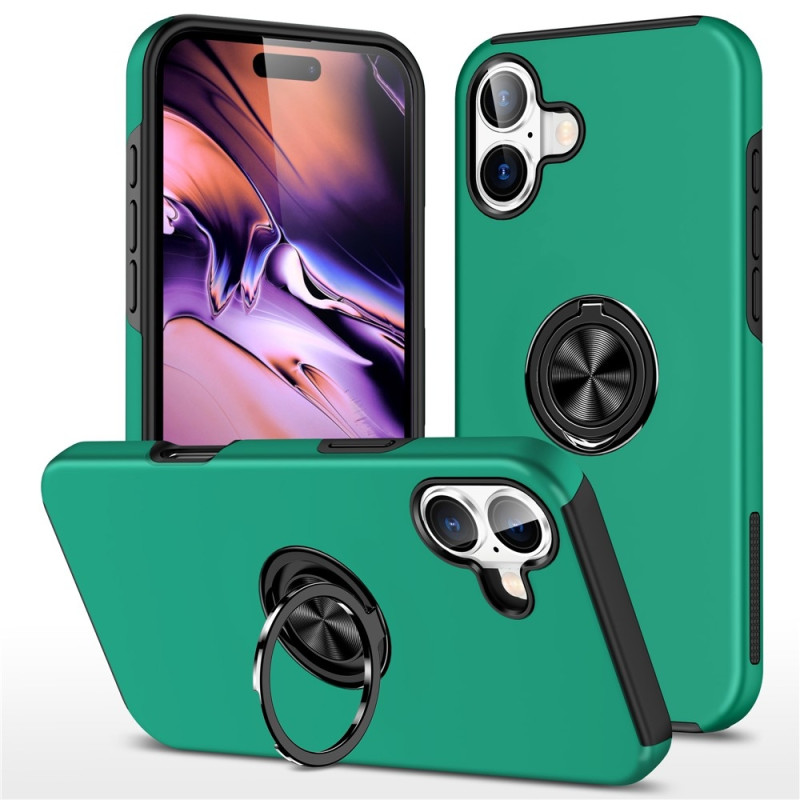 For iPhone 17 Hybrid-deksel med Fingerring