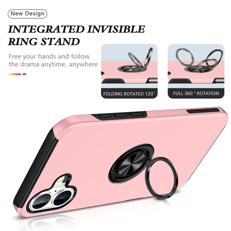 For iPhone 17 Hybrid-deksel med Fingerring