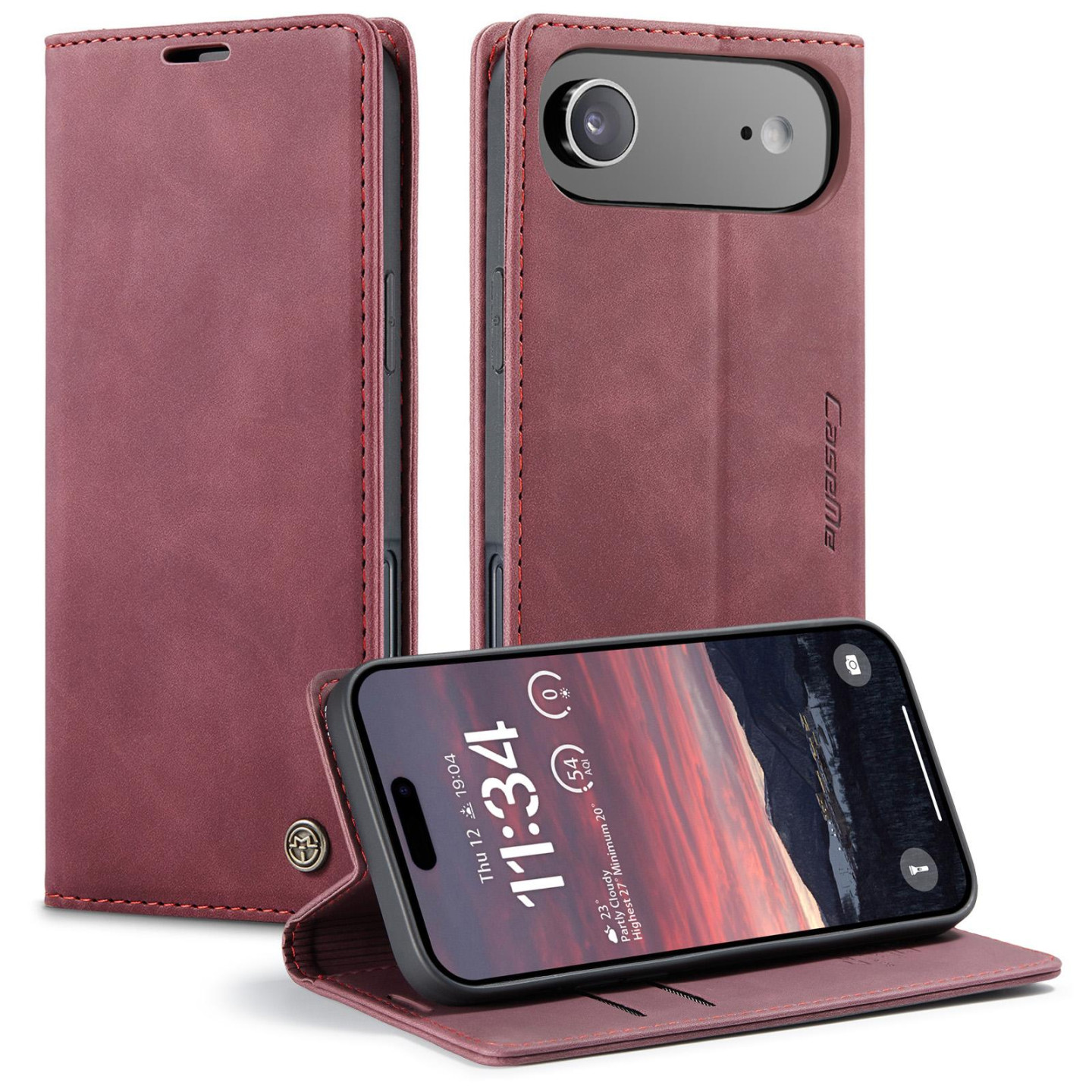 CASEME Retro Wallet Case for iPhone Air