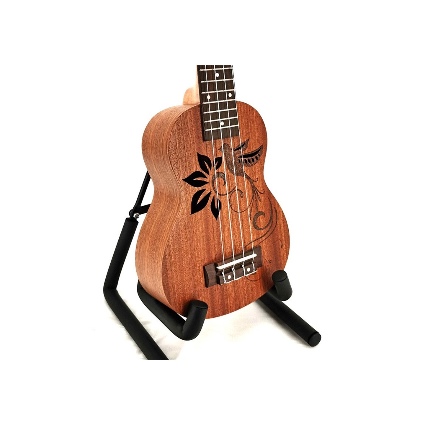 Sapele Ukulele 4-strenget musikinstrument