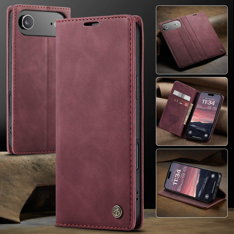 CASEME Retro Wallet Case for iPhone Air