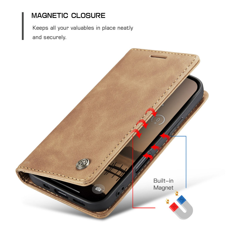 CASEME Retro Wallet Case for iPhone Air