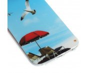 TPU Skal Samsung Galaxy S6 - Summer Beach Scene