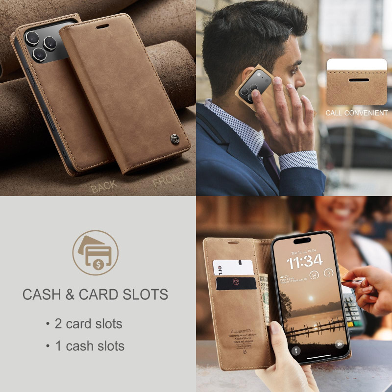 CASEME Lommebok-deksel iPhone 17 Pro