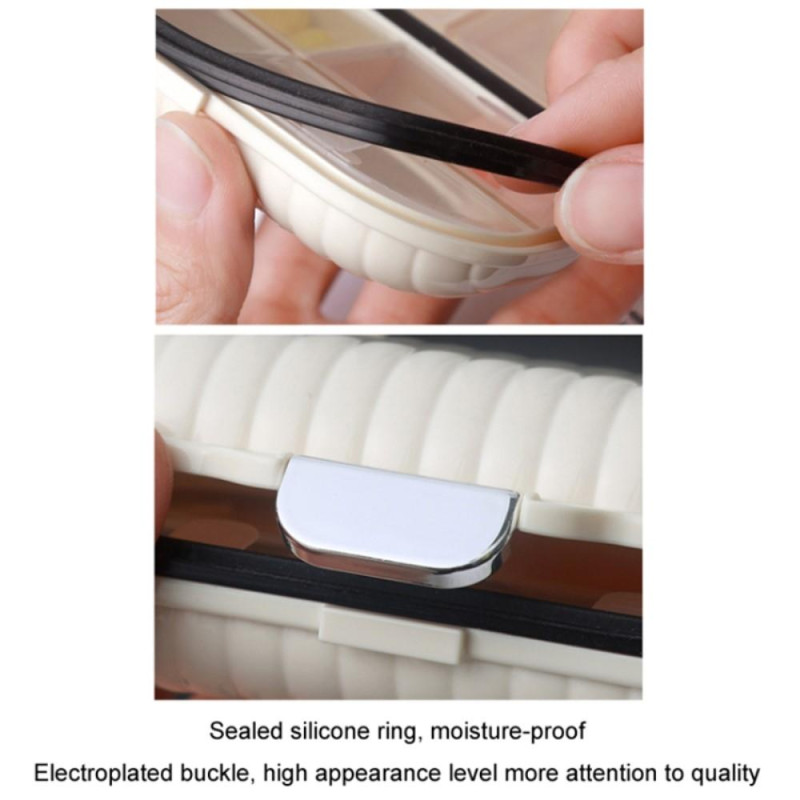 7 Day Weekly Pill Dispenser Medicine Sealed Storage Case