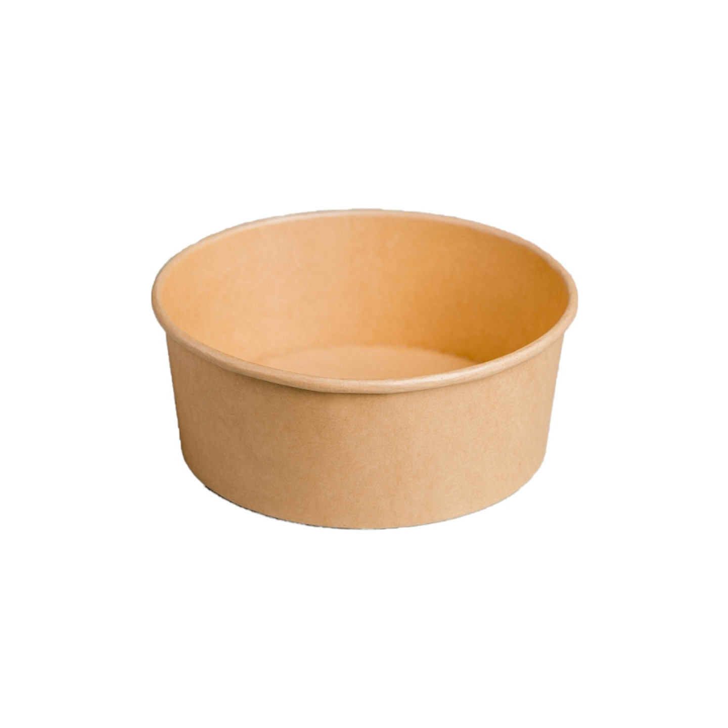 50 pcs 1300ml disposable kraft paper bowls round containers with lids for meals