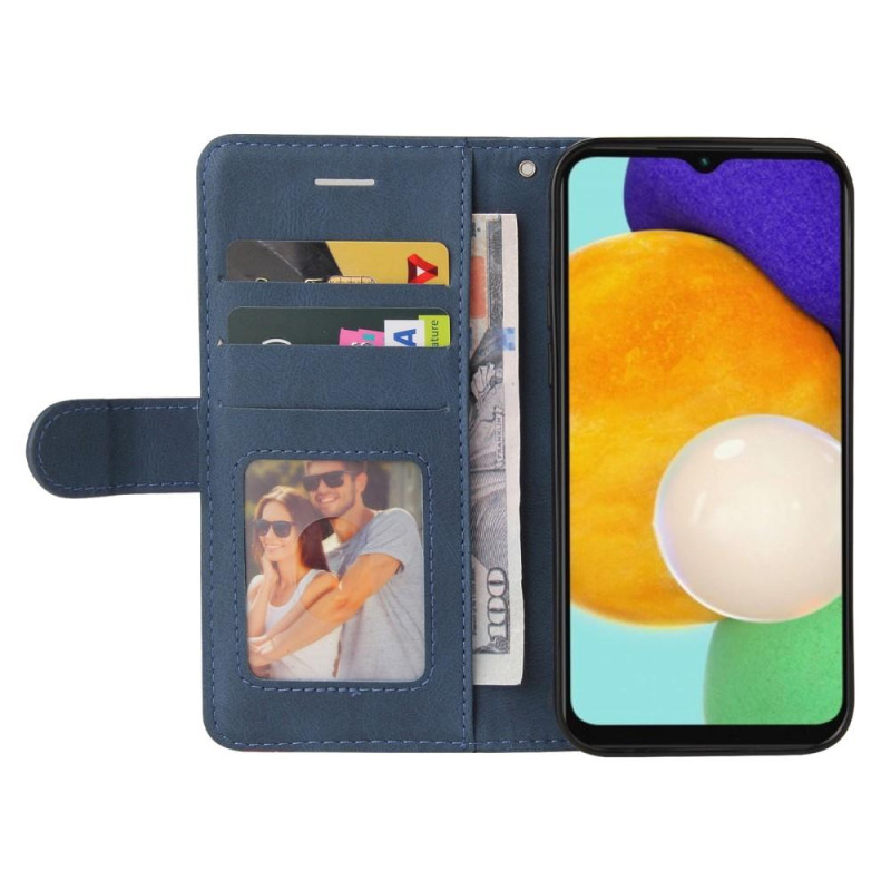 KT Lommebok - deksel til Samsung Galaxy A34 5G - Blå/Rød