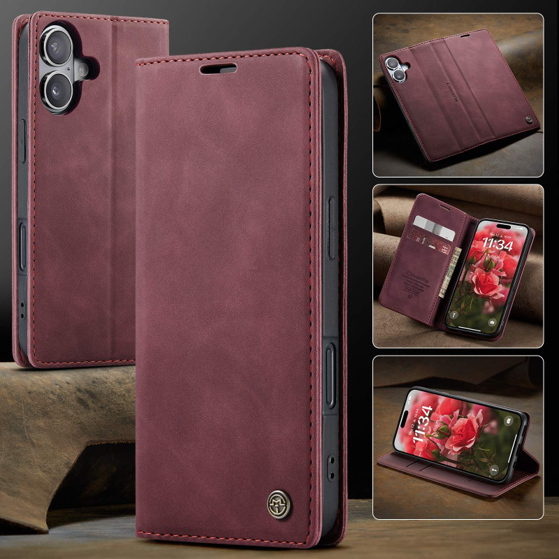 CASEME Retro Wallet Case for iPhone 17