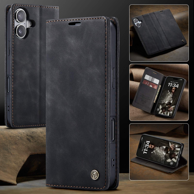 CASEME Retro Wallet Case for iPhone 17