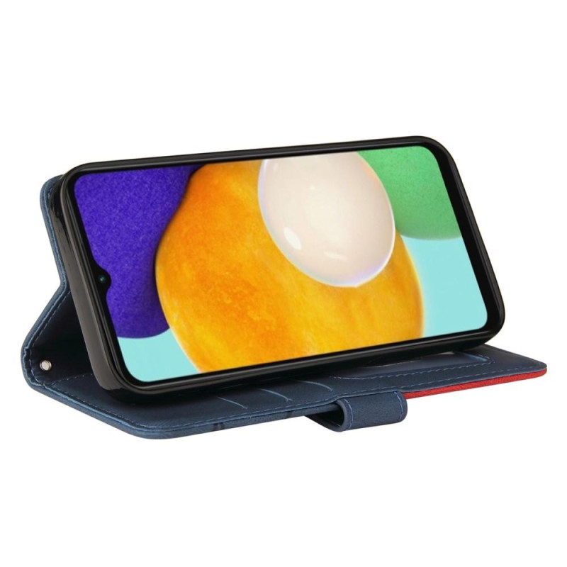 KT Lommebok - deksel til Samsung Galaxy A34 5G - Blå/Rød