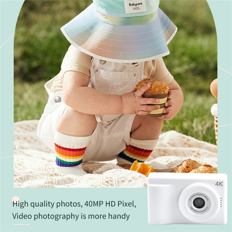 Digital Camera Dual HD Lens 4X Digital Zoom Autofocus 4K Video + 32GB