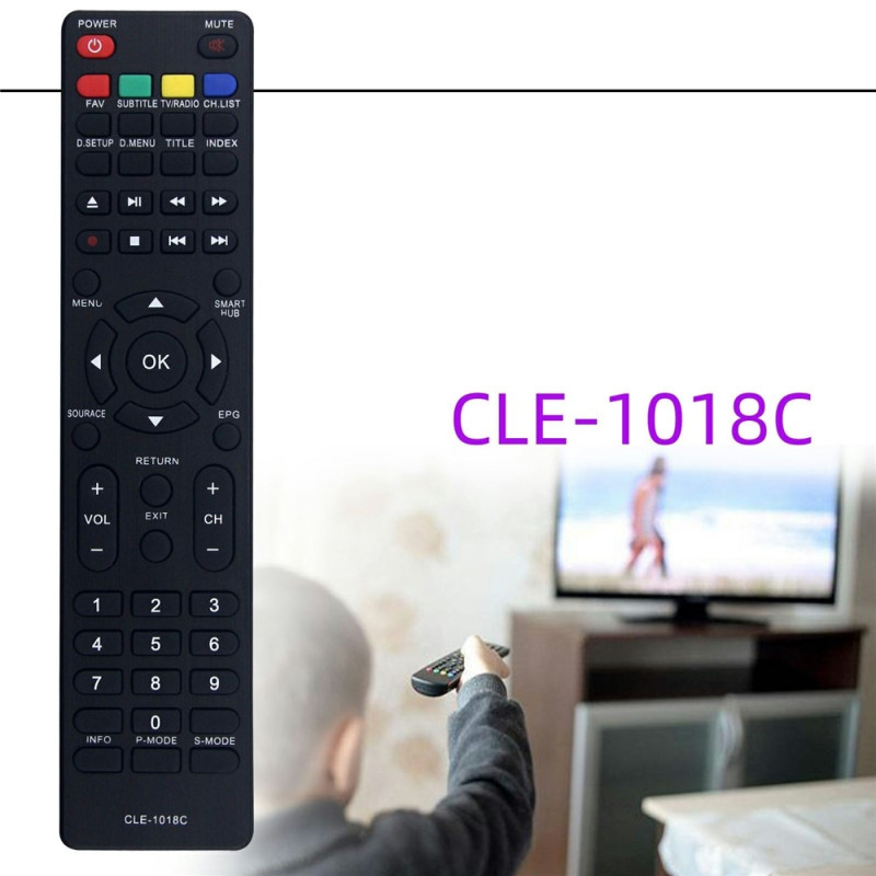 Udskiftning af fjernbetjening til CLE-1018C til Hitachi TV
