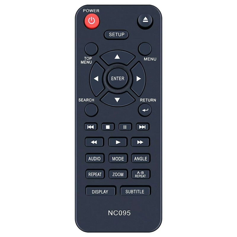 Remote Control Replacement for NC095 For Sanyo DVD Player