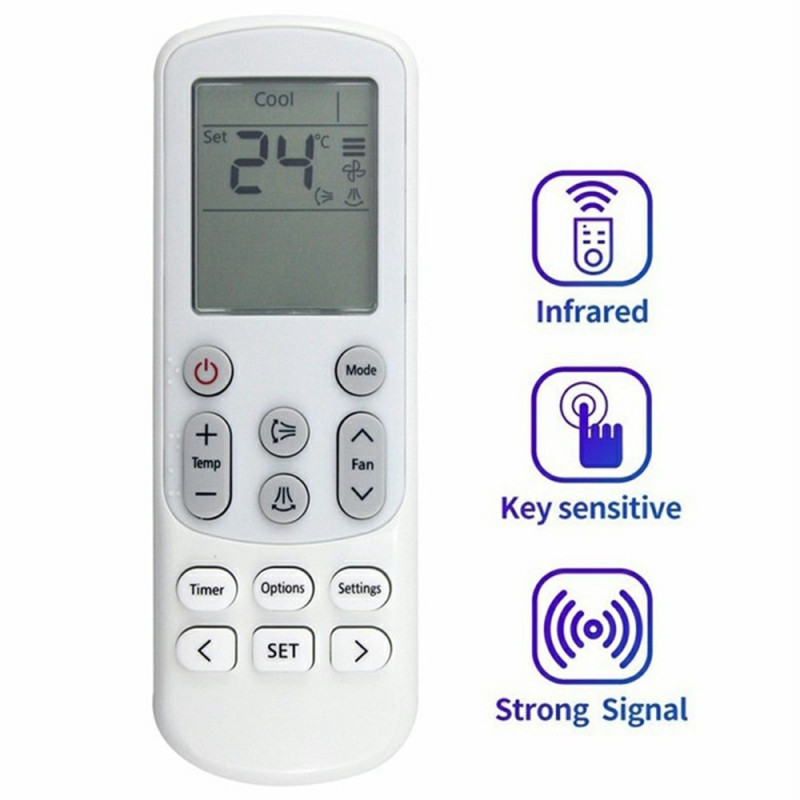 Remote Control Replacement for DB93-1463T DB93-15169F for Samsung Air Conditioner