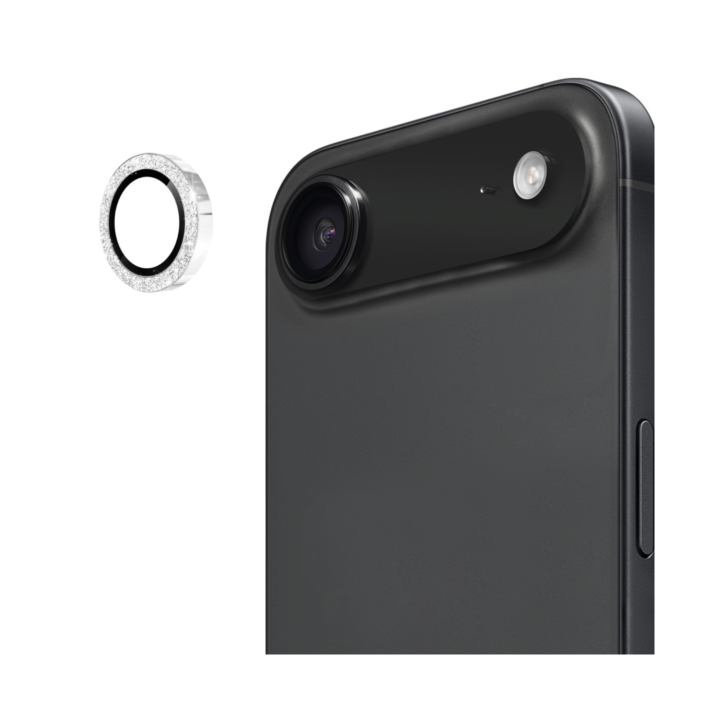 iPhone Air Kameran Linssisuojus ENKAY Hat-Prince Glitter Koriste Karkaistu Lasi Linssikalvo