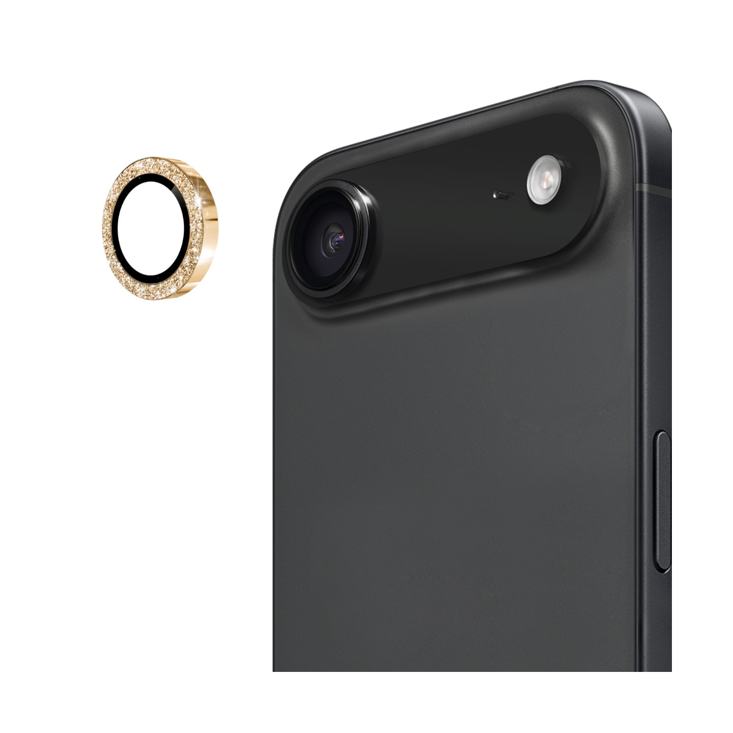 iPhone Air Kameran Linssisuojus ENKAY Hat-Prince Glitter Koriste Karkaistu Lasi Linssikalvo