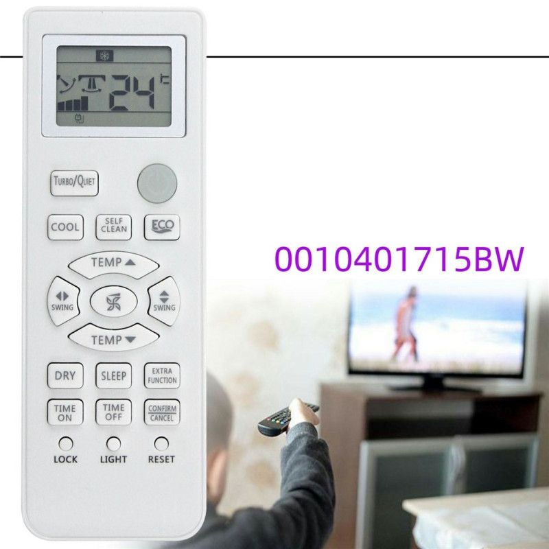 Haier-ilmastointilaitteen kaukosäätimen vaihto 0010401715BW-mallille