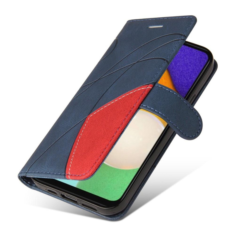 Til Samsung Galaxy A34 5G KT Series - 1 Pung Telefontaske - Blå/Rød