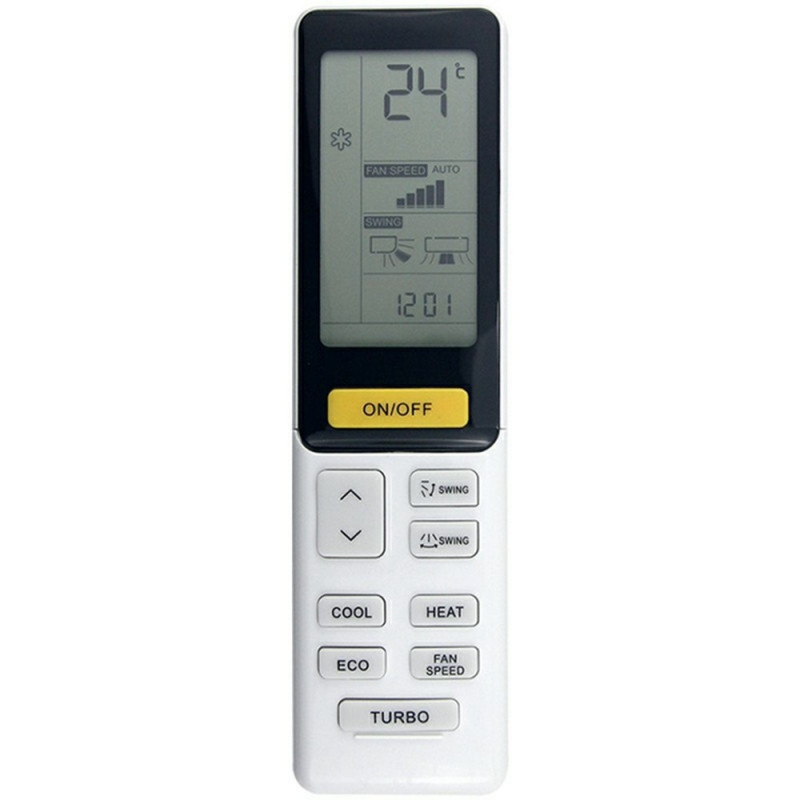 Erstatning fjernkontroll for 0010402886BD for Haier klimaanlegg