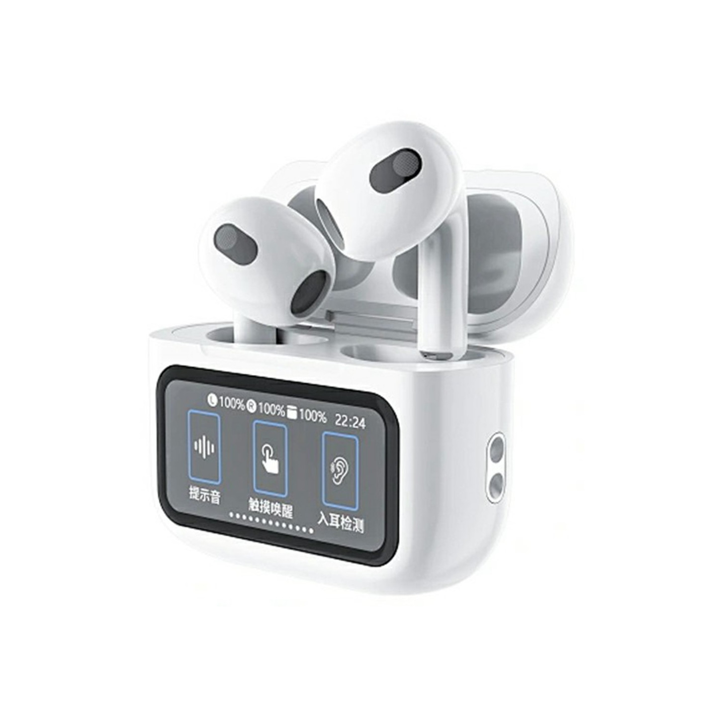 WIWU Dual Channel Bluetooth-hovedtelefoner In-Ear-detektion med berøringsstyring