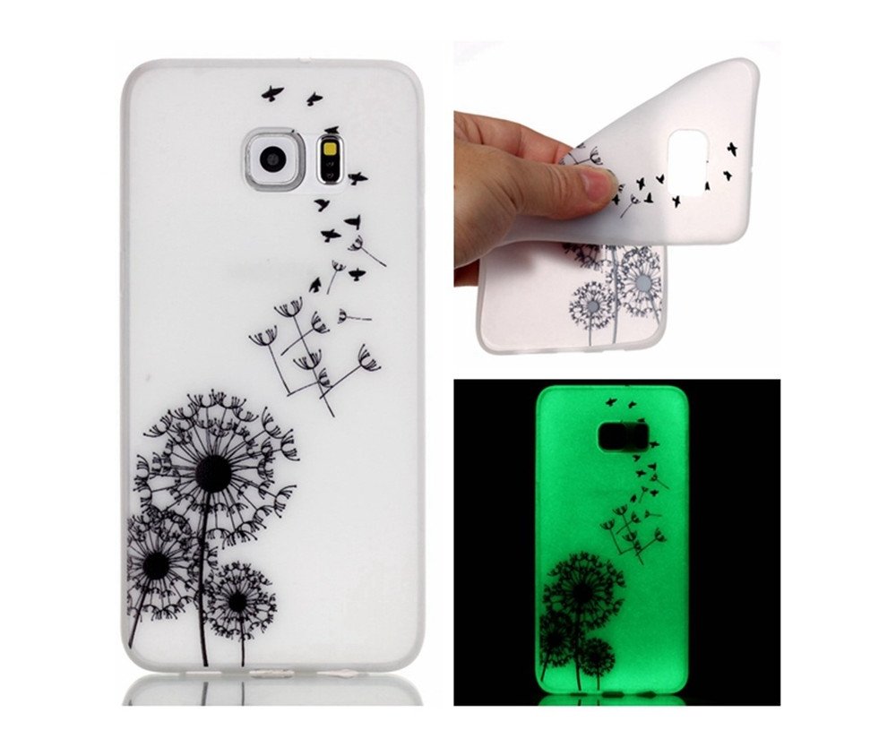 Samsung Galaxy S7 Edge Skal Glow in the dark - Fly Dandelion