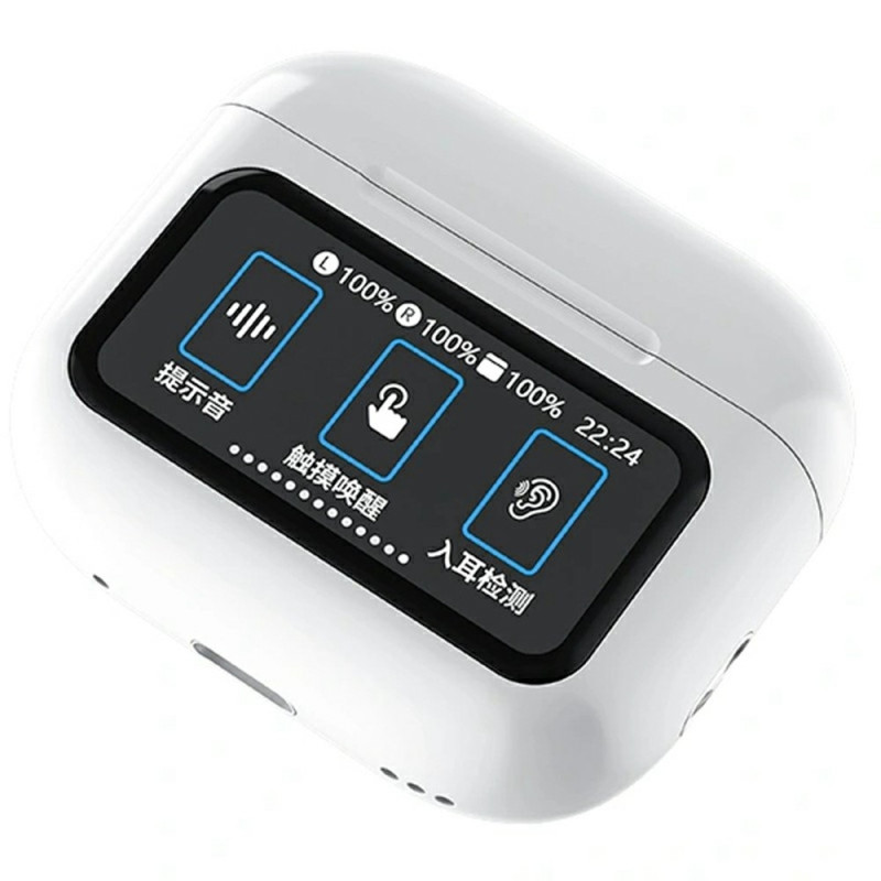 WIWU Dual Channel Bluetooth Headphones In-Ear Detection Touch Control Headphones