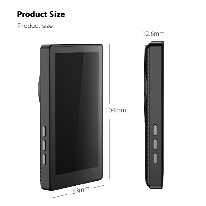 Smartphone Selfie Screen Mirroring Magnetic Rear Screen Live Streaming Monitor