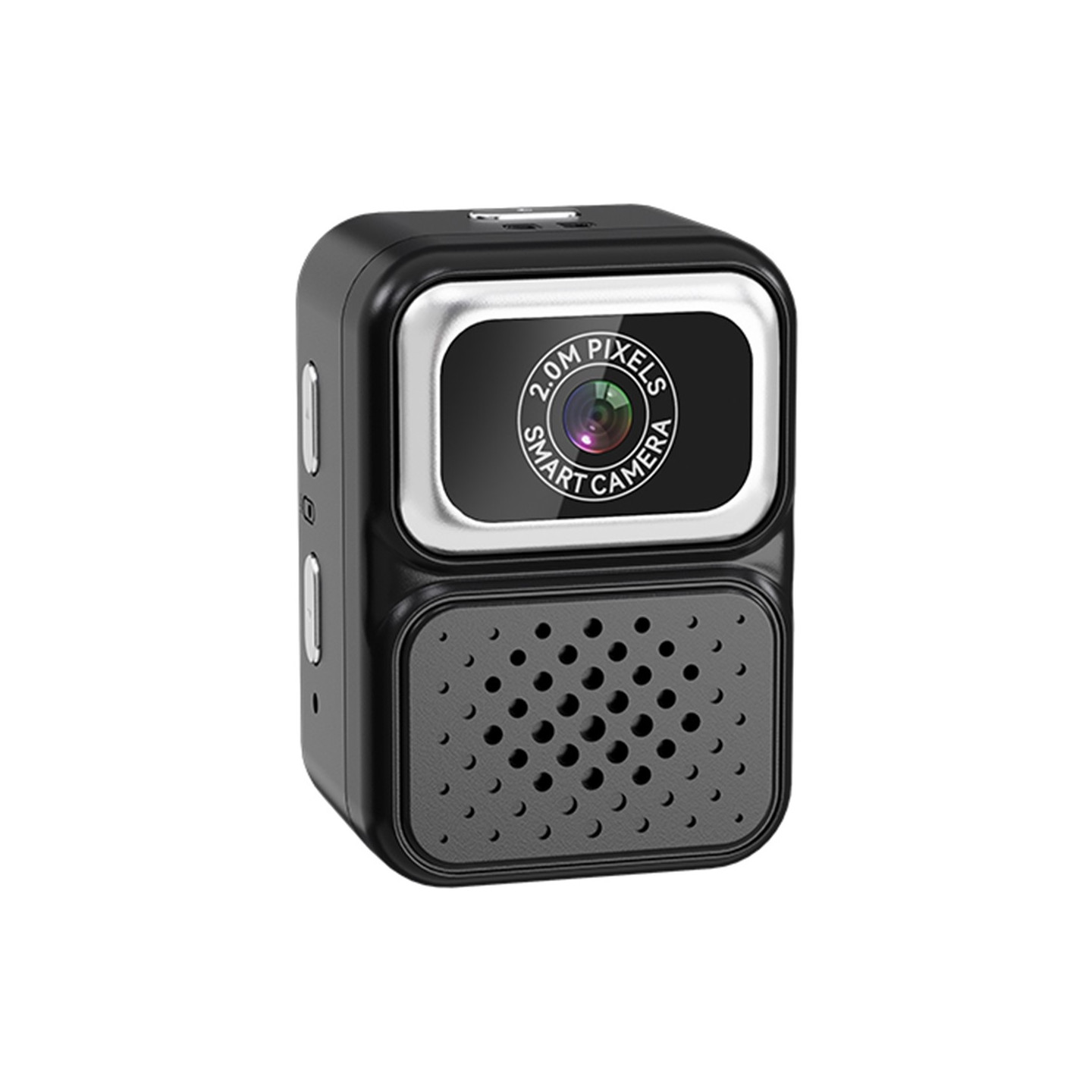 Kamera Tommelkamera Mini Video Fotoopptak Halskjedekamera med 32 GB Minnekort