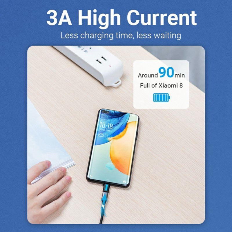 VENTION USB 2.0 USB-C Hann til Micro-B Hun Adapter Mini OTG Konverter