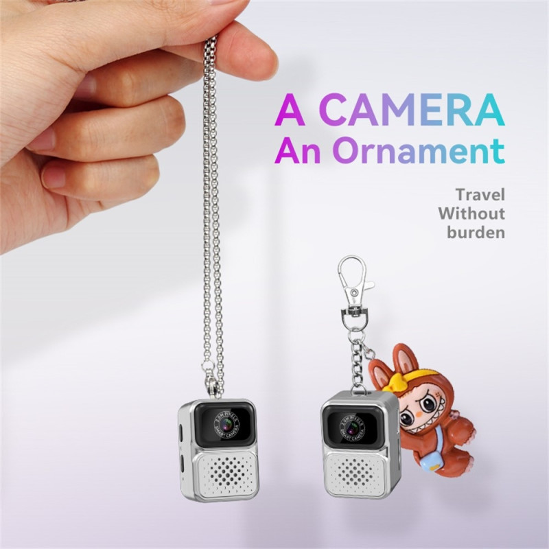 Camera Thumb Camera Mini Video Photo Recording Necklace Camera with 32GB Memory Card