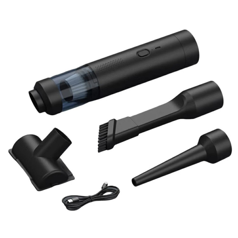 Harjaton pölynimuri autoon 200 W:n tehokas monitoiminen johdoton imuri