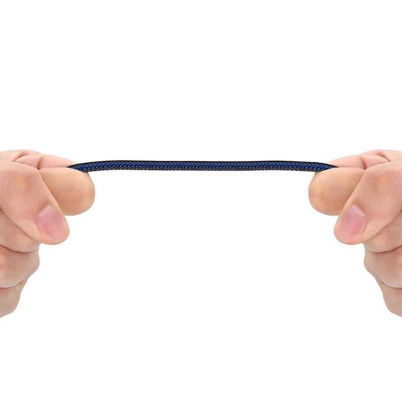 FONEMAX MFi -sertifioitu 2 m USB-Lightning-datakaapeli 3A pikalataus