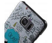 Samsung Galaxy S7 Edge Frosted Skal Cartoon Graffiti Pattern