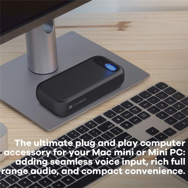 Konferencehøjttaler RGB-lys USB-C kablet computerhøjttaler med mikrofon