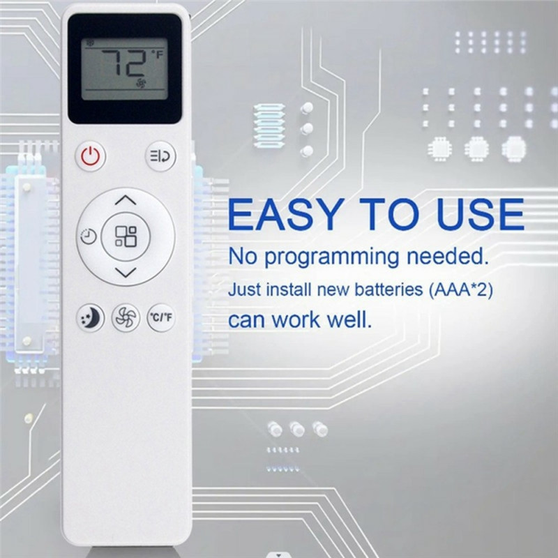 Remote Control UYKQ-100B for BLACK+DECKER Replacement Air Conditioner AC