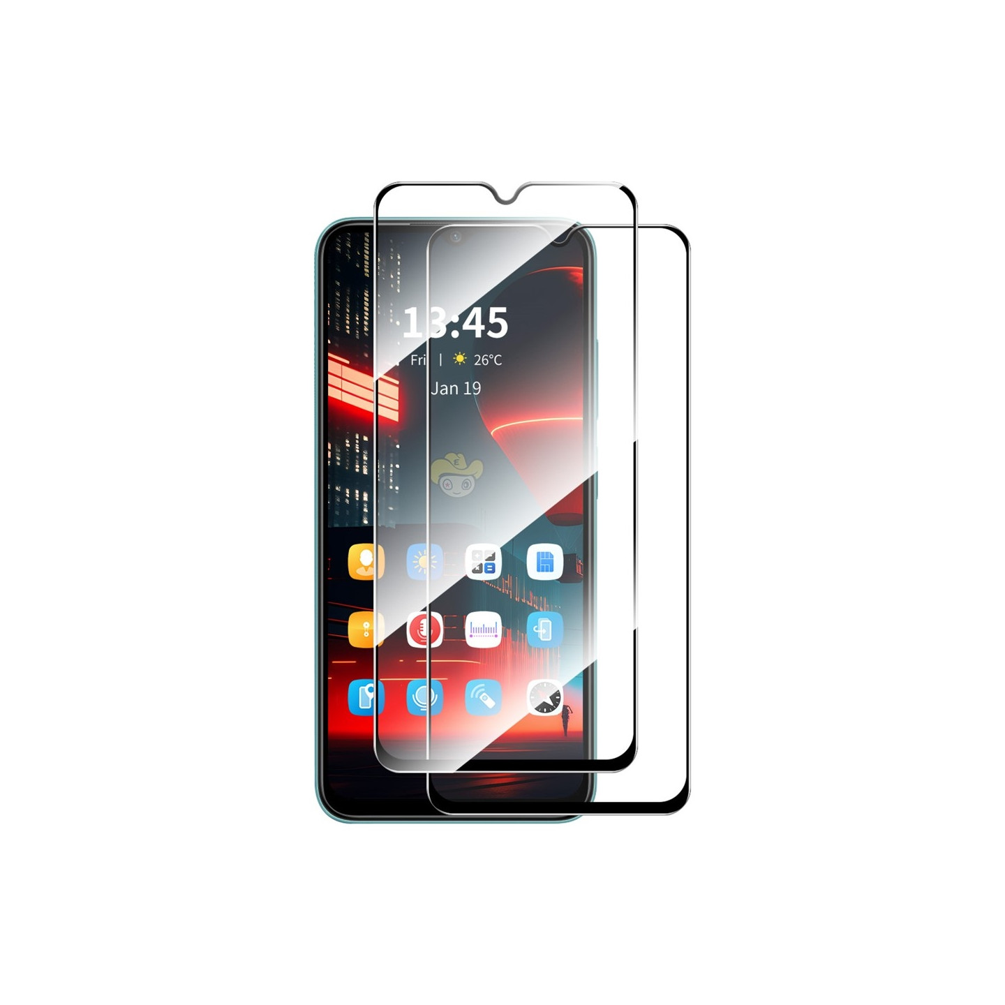 ENKAY For Samsung Galaxy A17 / A26 / A16 Skærmbeskytter Glas 2stk